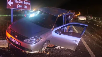 Gazipaşa'da kaza: 6 yaralı