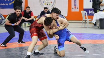 Ünilig Yeşilay Güreş Türkiye Şampiyonası, Burdur'da başladı
