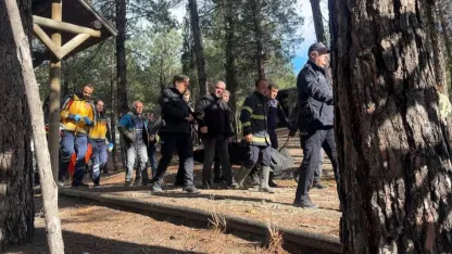 Ormanlık alanda erkek cesedi bulundu