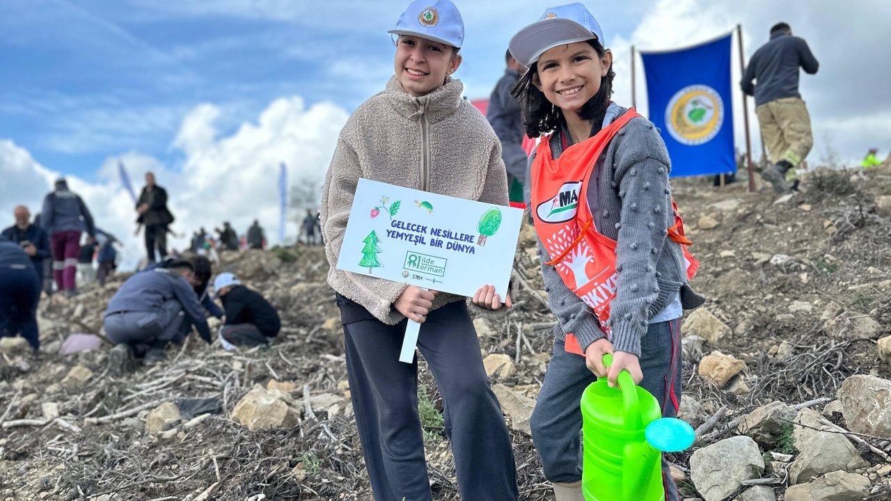 ‘81 İlde 81 Orman’ projesi ilkbahar dikimleriyle devam ediyor