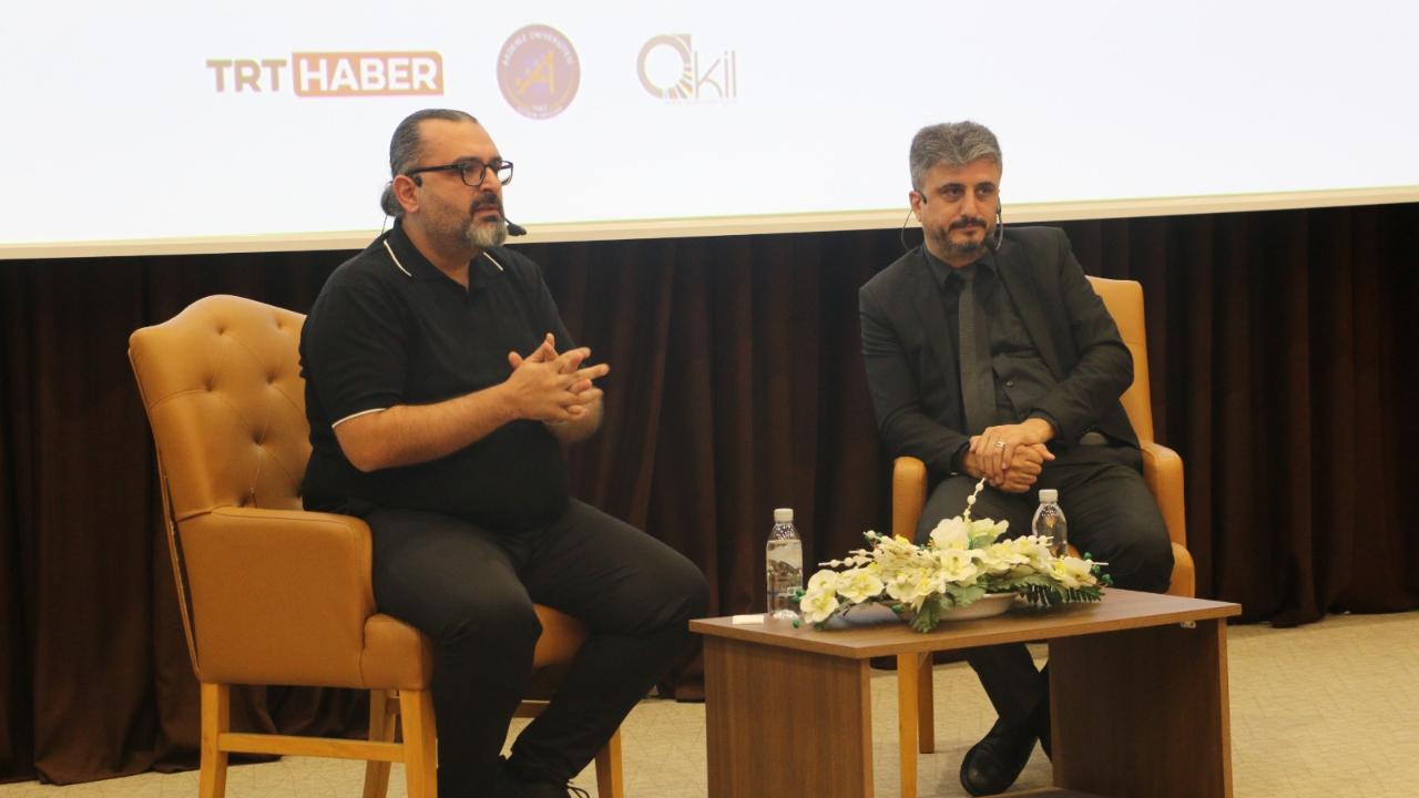 Akdeniz Üniversitesi'nde TRT'den gazetecilik deneyimi paylaşımı