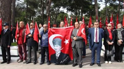 Antalya'da, 18 Mart Şehitleri Anma Günü ve Çanakkale Zaferi'nin yıl dönümünde tören düzenlendi