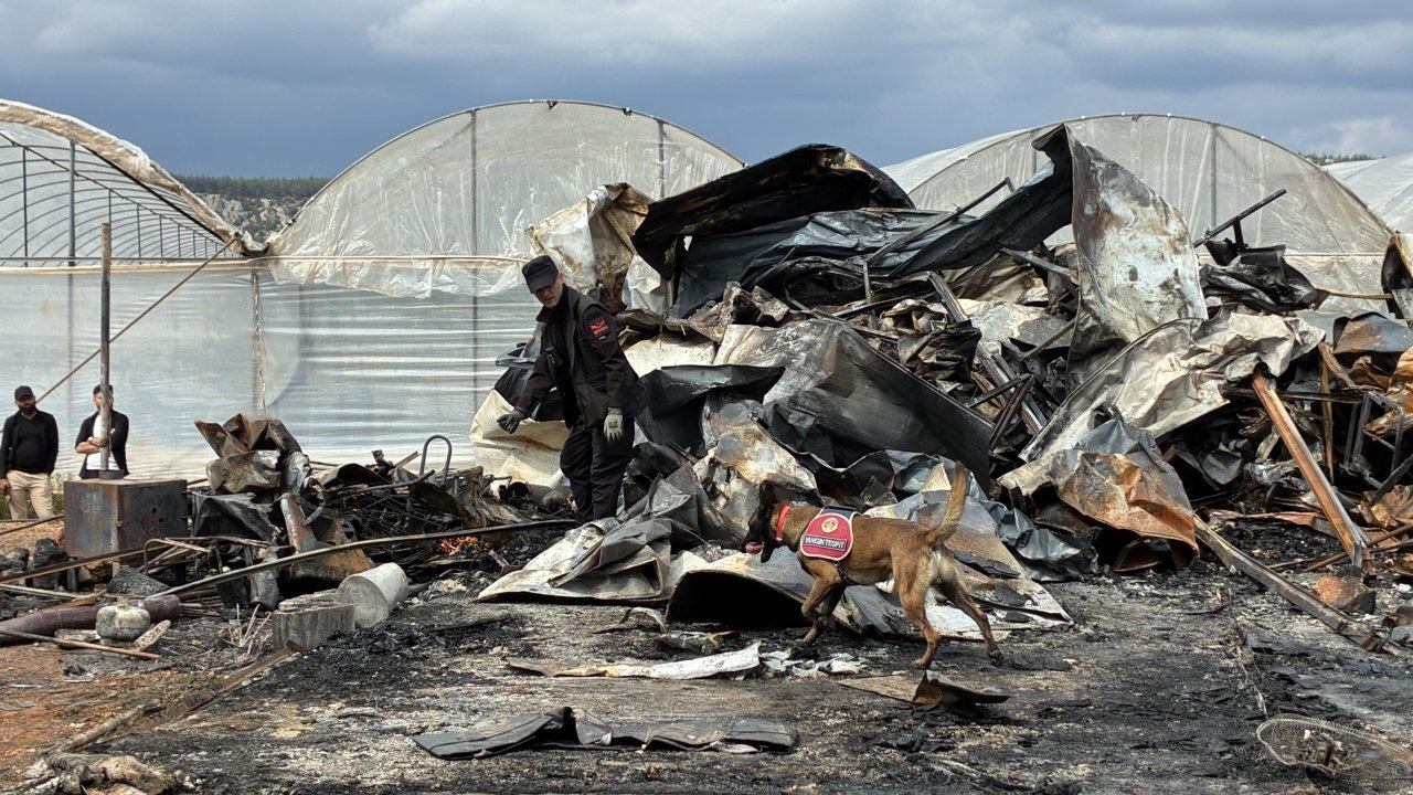 Antalya'da konteynerde yangın; Kundaklama şüphesi