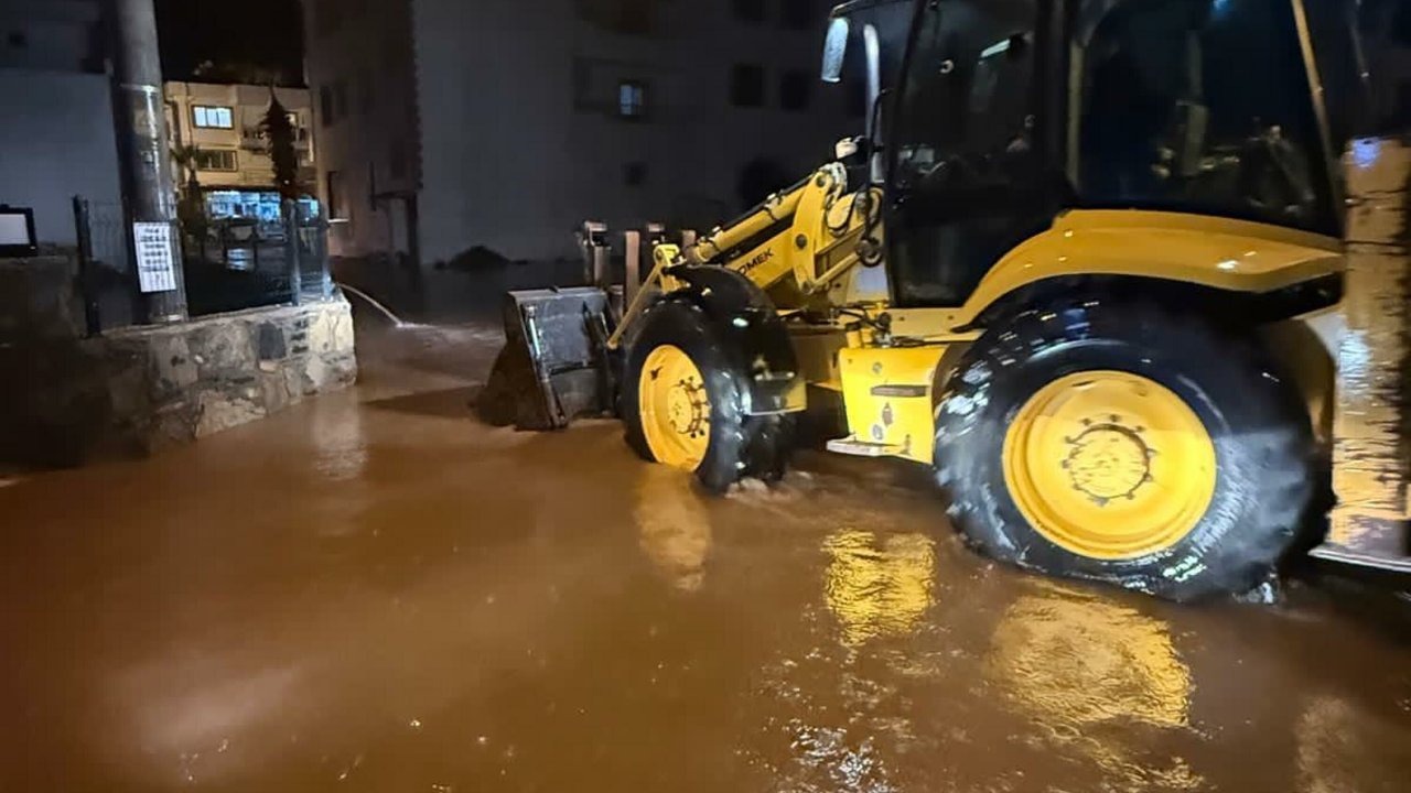 Bodrum’a 24 saatte metrekareye 50 kilogram yağış düştü