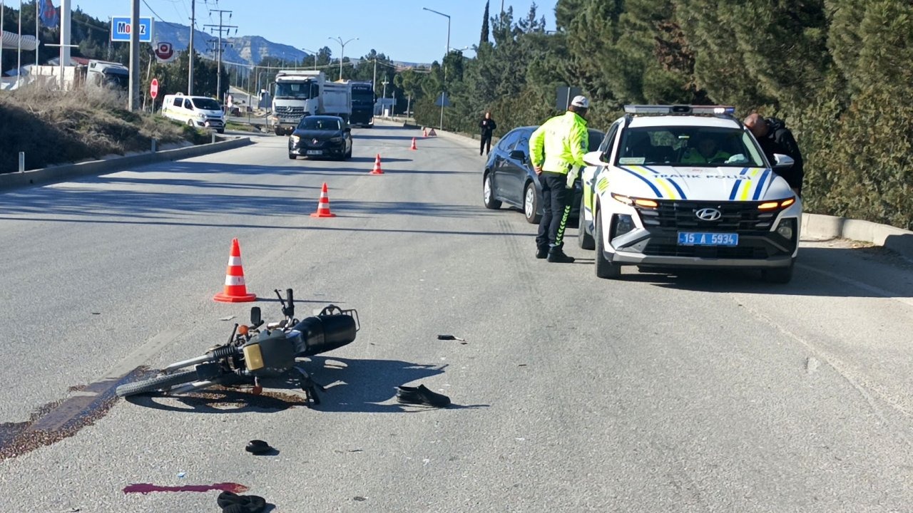Burdur'da kaza: 1 yaralı