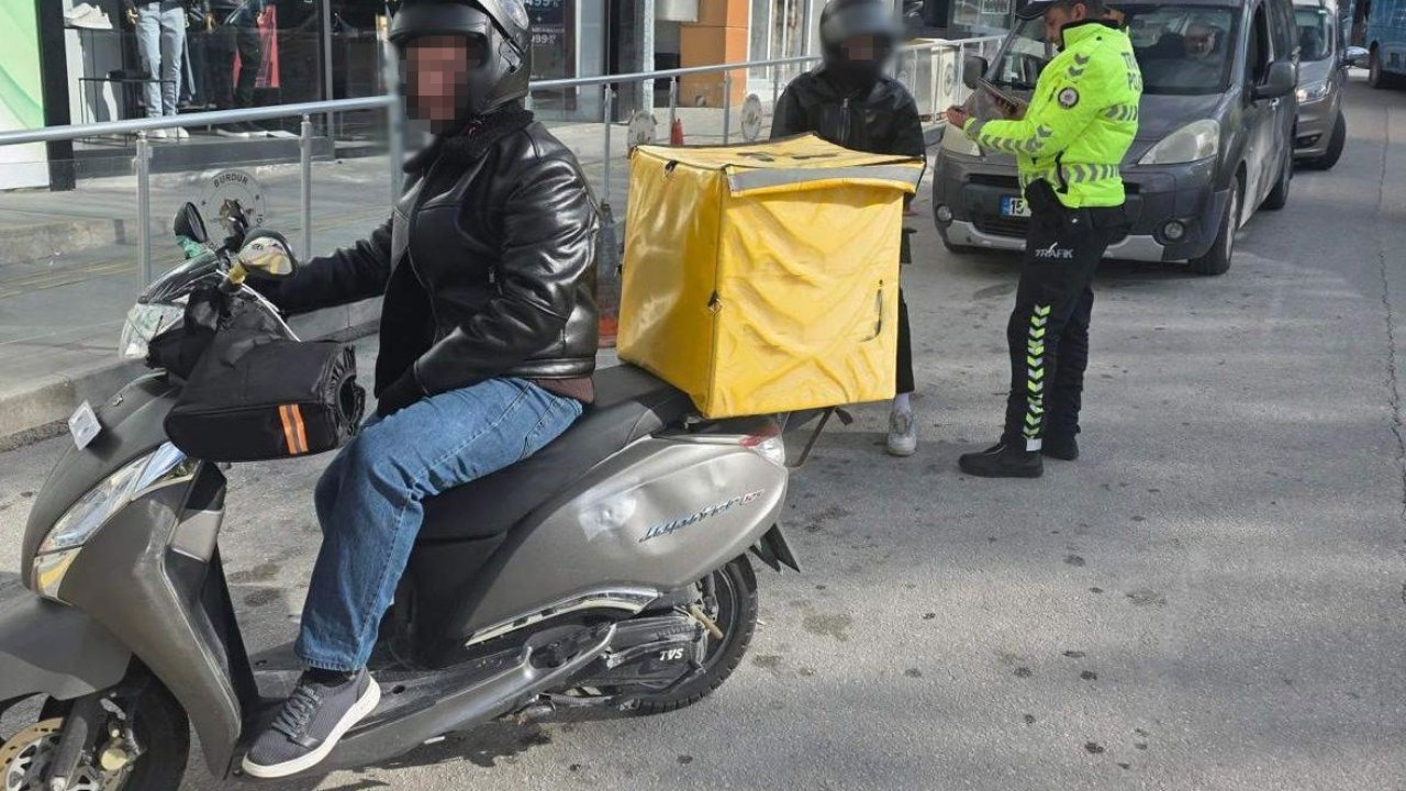 Burdur’da motosiklet denetimi