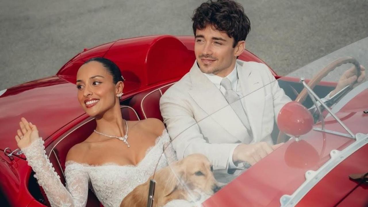 Formula 1 yıldızı Charles Leclerc dünyaevine girdi!