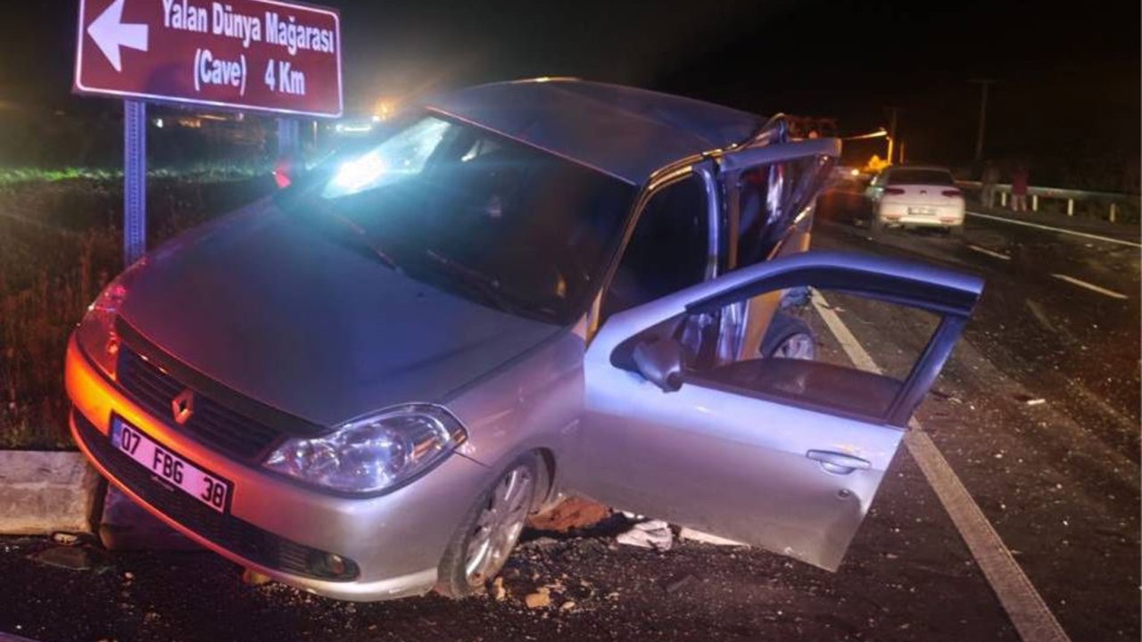 Gazipaşa'da kaza: 6 yaralı