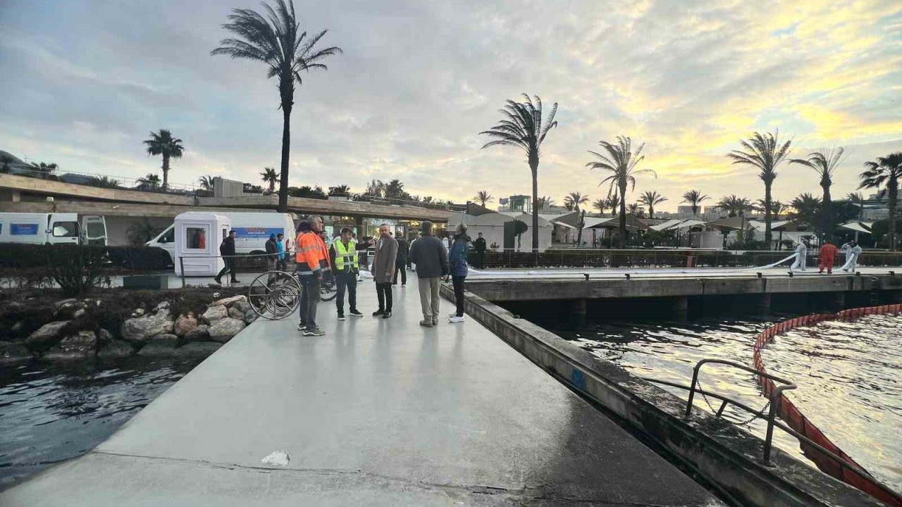 Marinada temizlik çalışmaları başladı