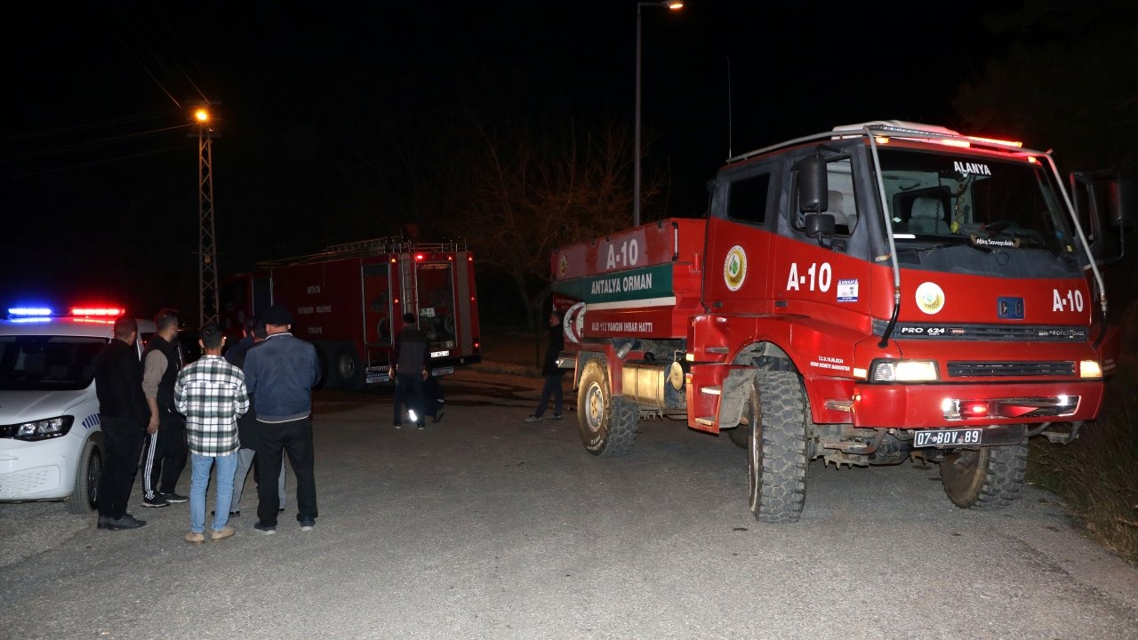 Orman yangını büyümeden söndürüldü