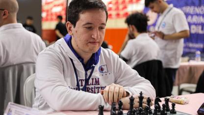 Üniversiteler arası satranç Türkiye Şampiyonası Burdur'da başladı