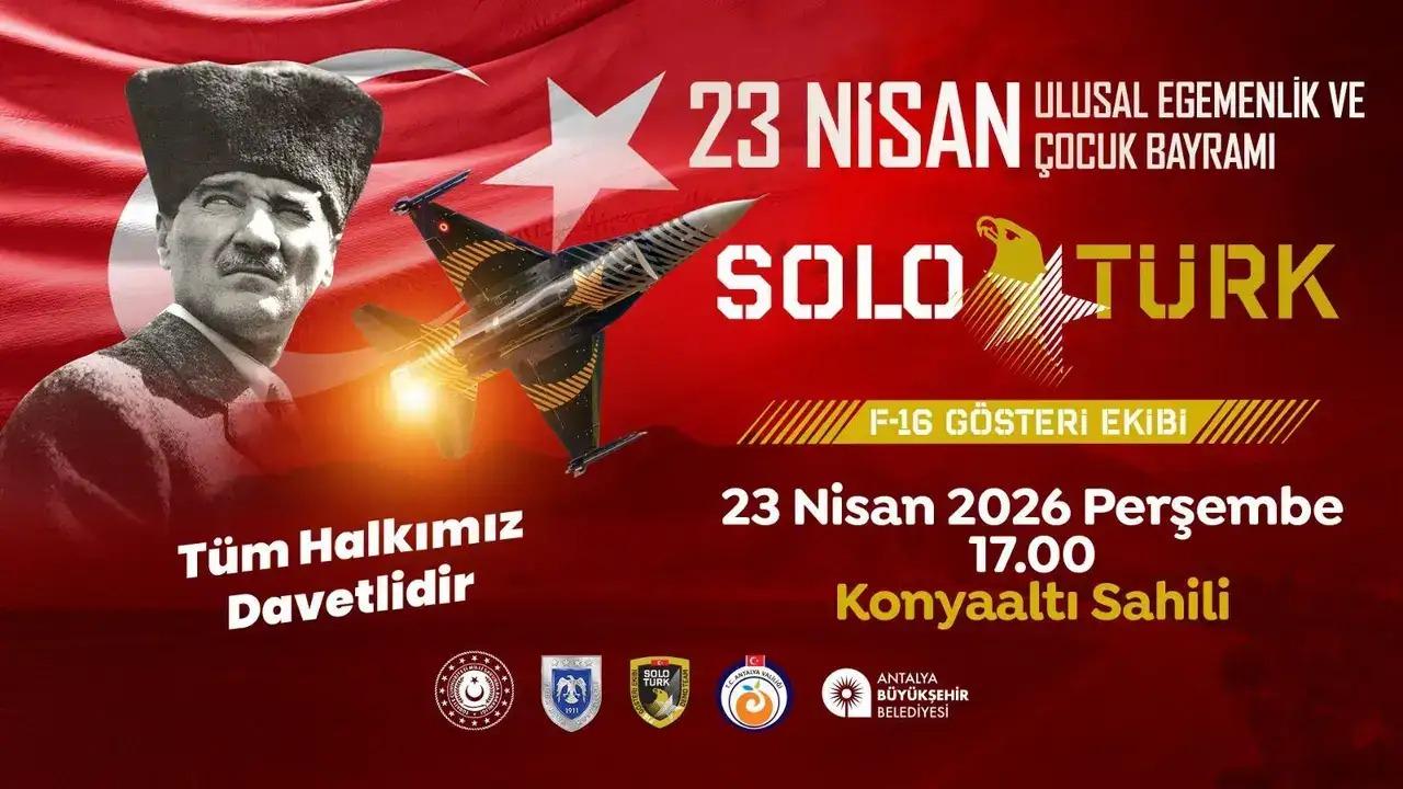 23 Nisan’da Çelik Kartal Konyaaltı semalarında