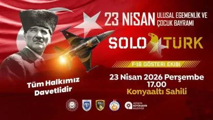 23 Nisan’da Çelik Kartal Konyaaltı semalarında