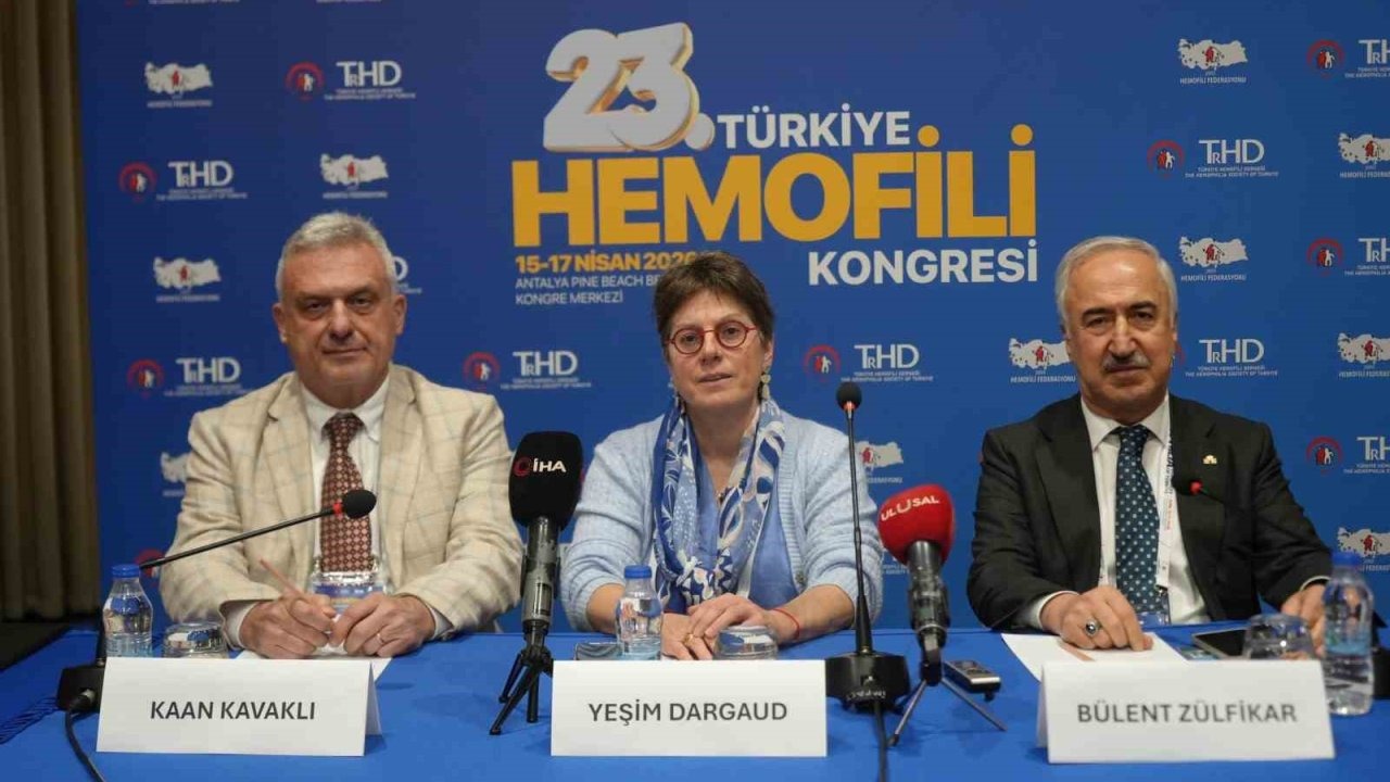 23. Türkiye Hemofili Kongresi Antalya’da başladı