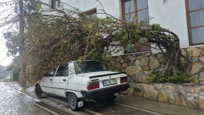 Fırtına günlük yaşamı olumsuz etkiledi