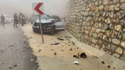 Konya-Antalya karayolunda feci kaza: 1 ölü, 3 yaralı