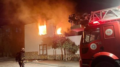 Alevlerin küle çevirdiği evde Kur’an-ı Kerim zarar görmedi