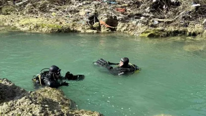 Tüm ekipler seferber oldu, suda kaybolan çocuğu arama çalışması sürüyor