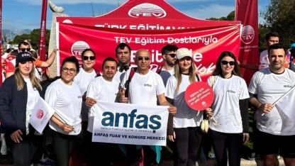 ANFAŞ çalışanları Runtalya’da eğitime destek için koştu