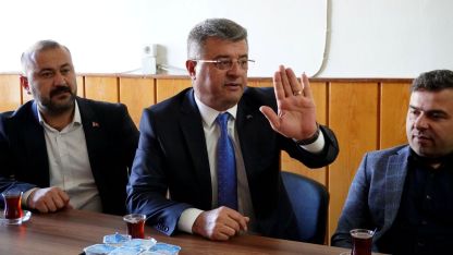 AESOB başkan adayı Alkan, seçim startını baba ocağında verdi