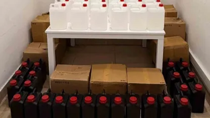 Antalya’da 550 litre kaçak etil alkol ele geçirildi
