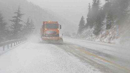 Antalya-Konya karayolunda kar yağışı başladı