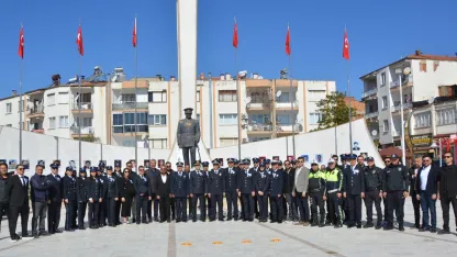 Korkuteli'de Polis Haftası törenle kutlandı