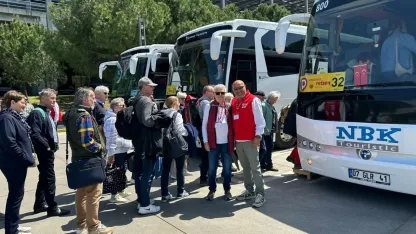 Avusturyalı emekli turistler Marmaris'i tercih etti, ilk kafile geldi