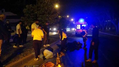 Kazada yaralanan motosiklet sürücüsü kendi acısını unutup babasını sordu