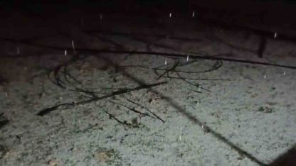 Mersin’de dolu yağışı etkili oldu