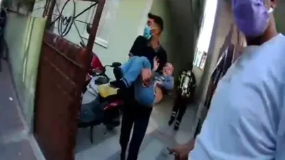 Apartmanda korkutan yangın: 9 kişi tahliye edildi