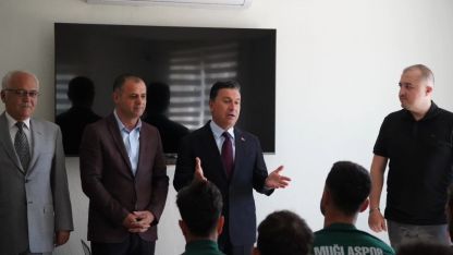 Muğlaspor'a Başkan Aras'tan moral