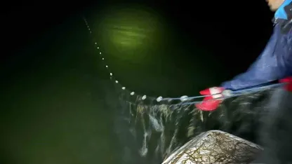 Eğirdir Gölü’nde bin 200 metre kaçak ağ ele geçirildi