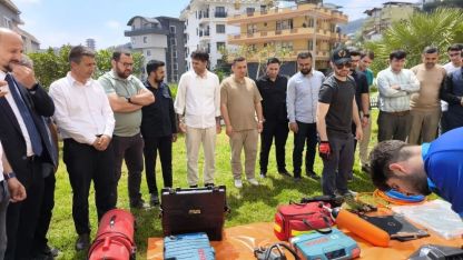 Alanya’da diyanet personeline arama kurtarma eğitimi