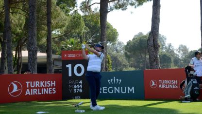 Turkish Airlines Open Golf Turnuvası'nda yıldızlar sahaya çıktı