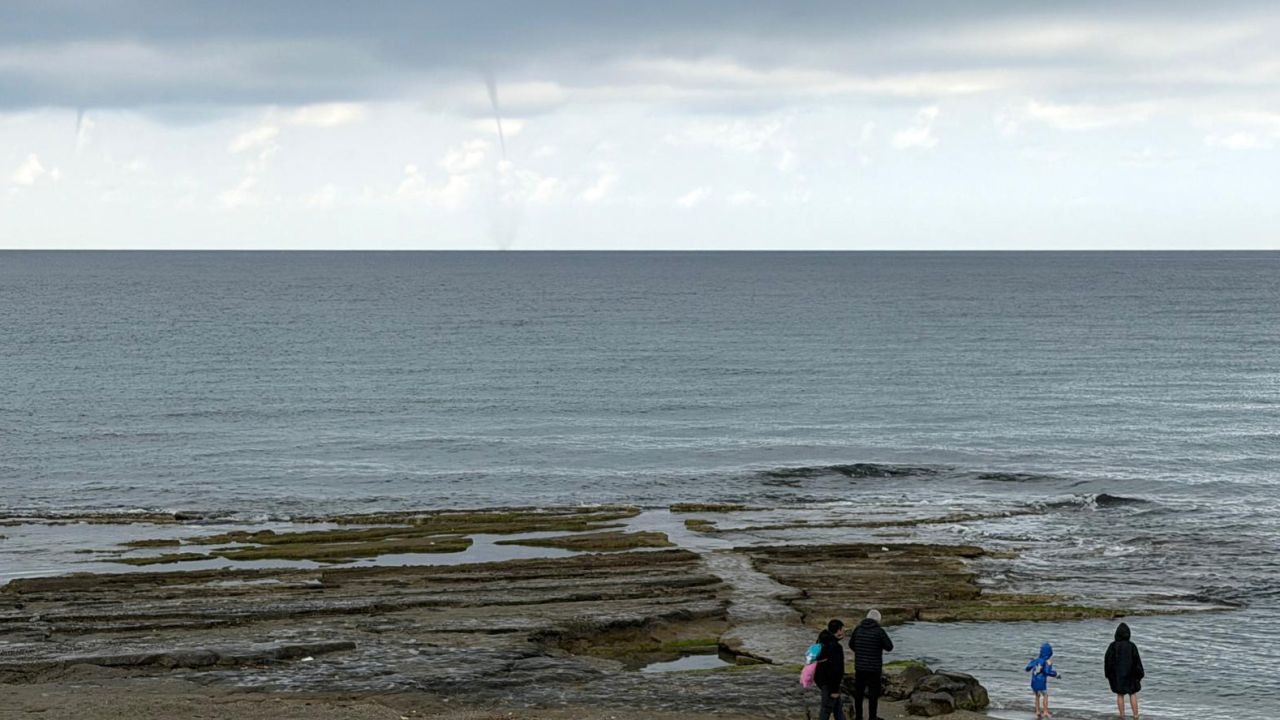 Alanya'da denizde hortum çıktı
