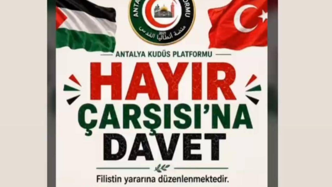 Antalya Filistin için kolları sıvadı