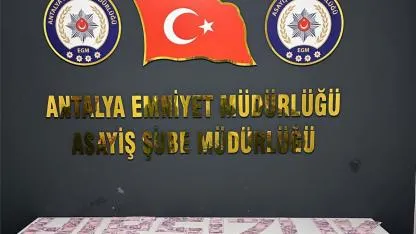Antalya'da 11 ayrı evden hırsızlık olayı aydınlatıldı