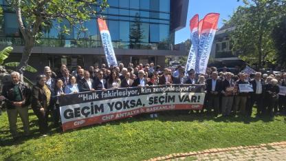 Antalya'da artan faturalara tepki