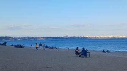 Antalya'da güneşi gören dışarı çıktı!