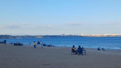 Antalya'da güneşi gören dışarı çıktı!