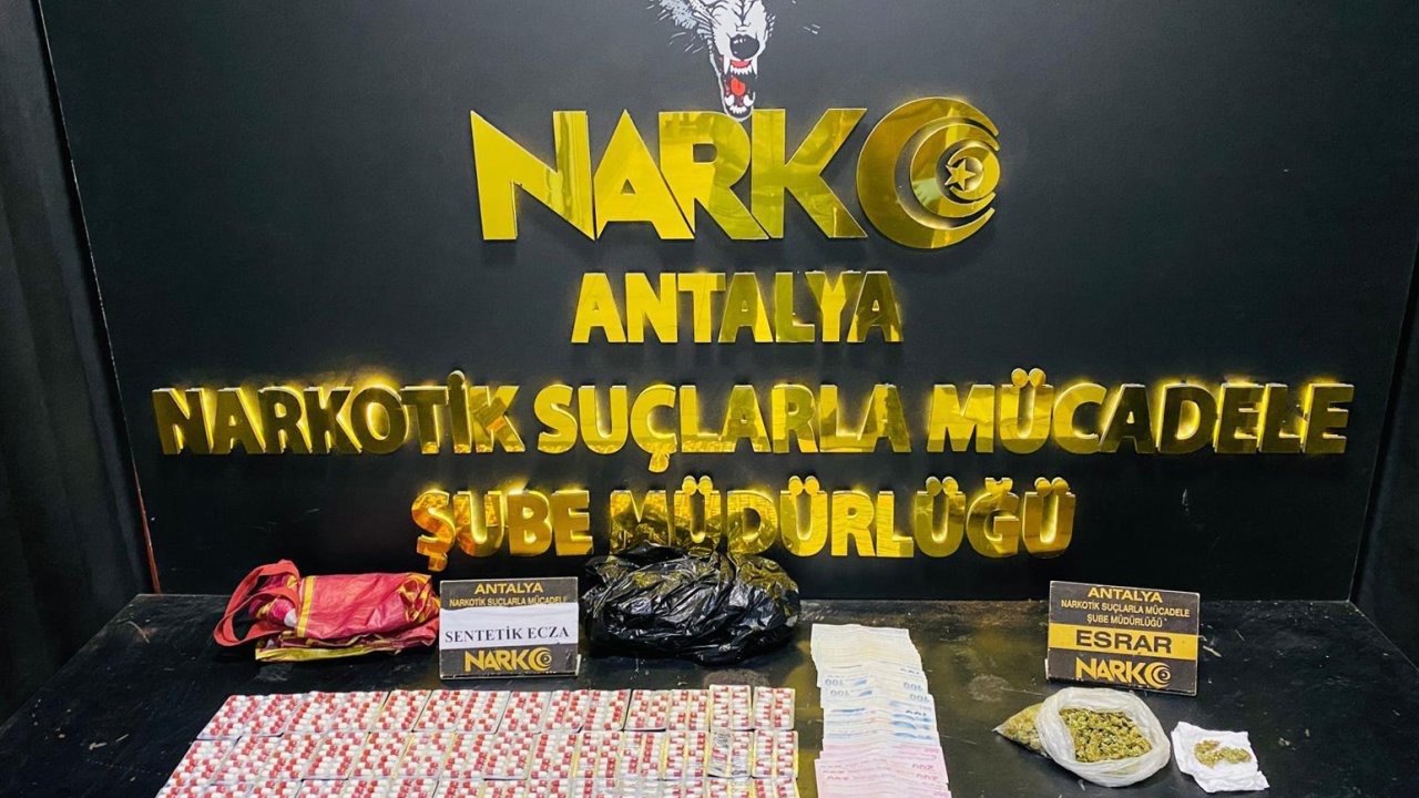 Antalya’da narkotik operasyonu: 22 tutuklu
