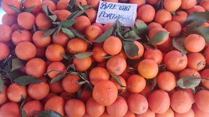 Antalya’da tezgahların gözdesi: Portakal ve muz!