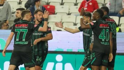 Antalyaspor evinde yıkıldı! Konyaspor’dan Antalya’da 2-0’lık darbe