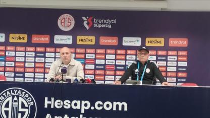 Antalyaspor Teknik Direktörü Sami Uğurlu: “İlk yarı istediğimiz oyunu oynayamadık”