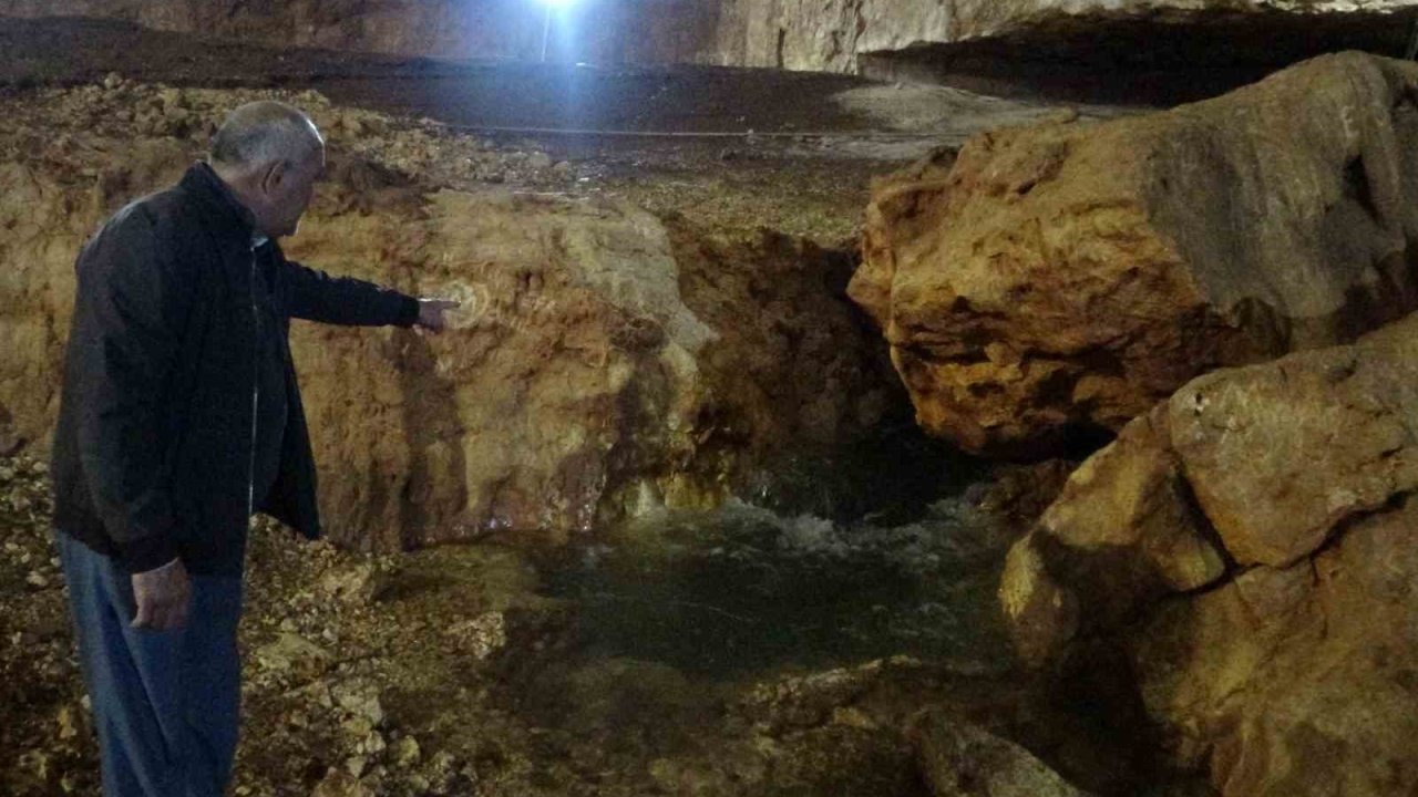 Cennet Obruğu’ndan 13 yıl sonra su çıktı