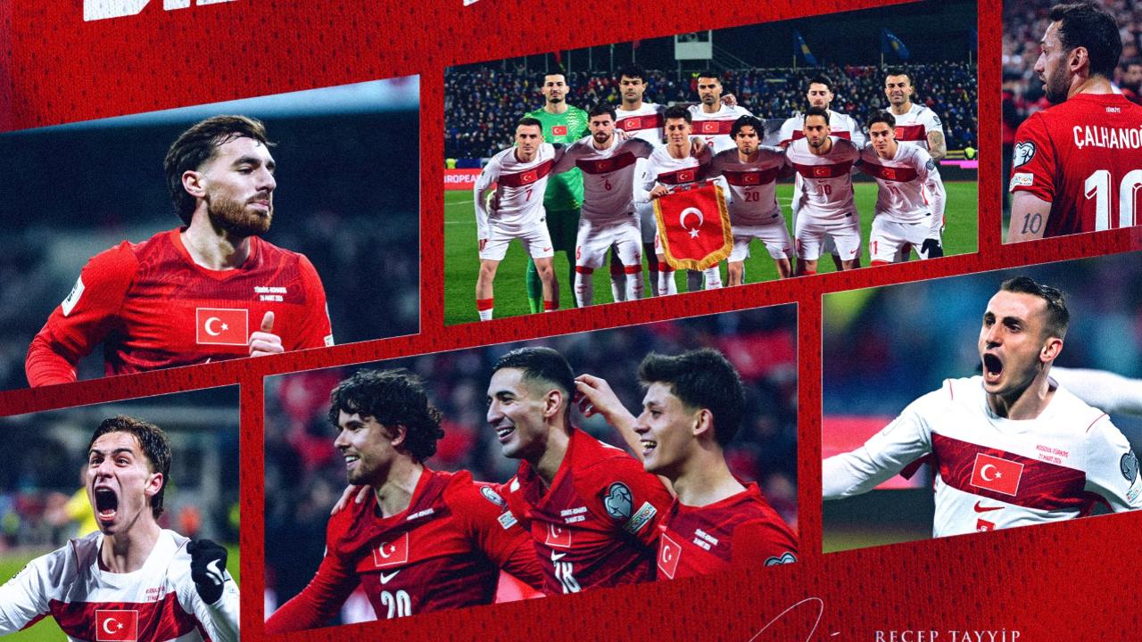 Cumhurbaşkanı Erdoğan’dan A Milli Futbol Takımına tebrik mesajı