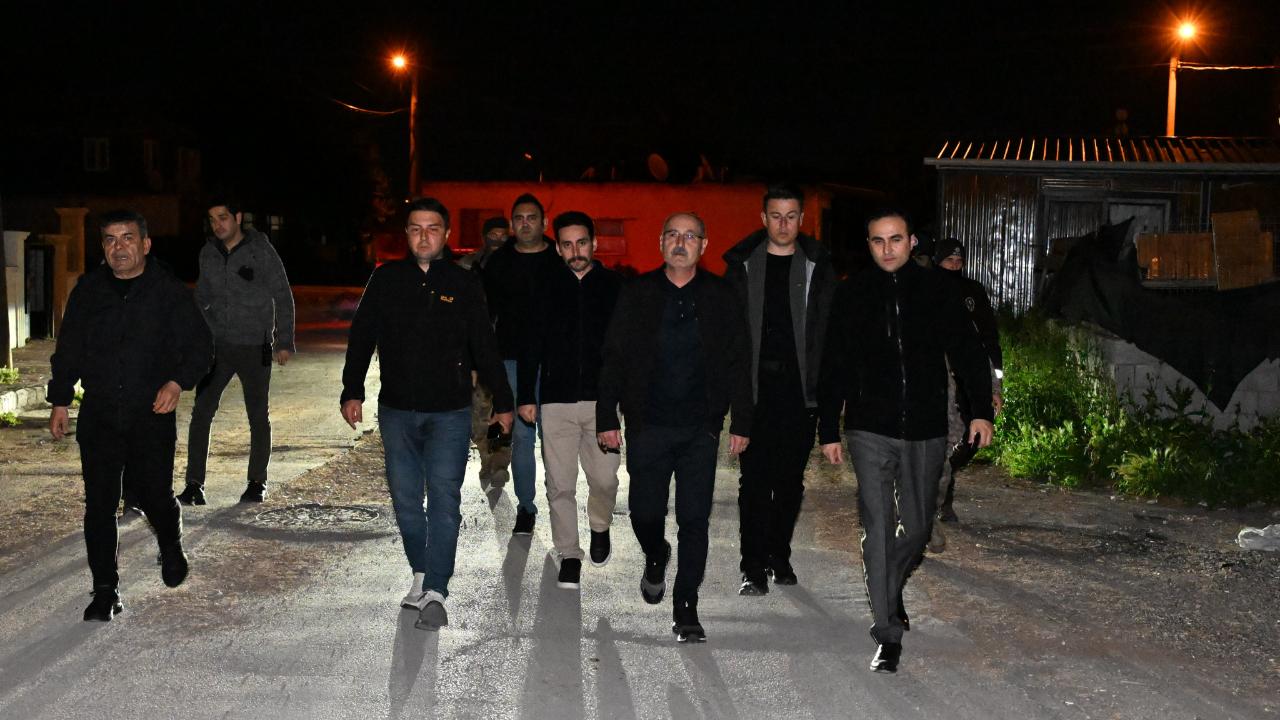 Emniyet Müdürü Zaimoğlu sahada