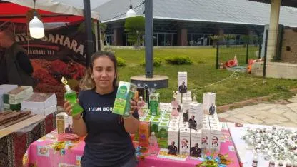 Gaziantep Gastronomi Şenliği’nde Antep fıstığı kolonyası