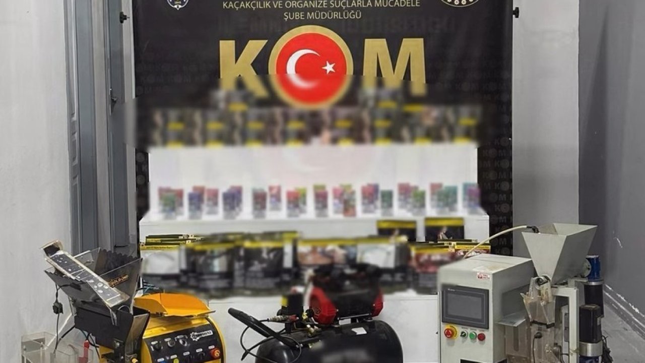 Isparta’da kaçakçılık operasyonunda binlerce kaçak ürün ele geçirildi